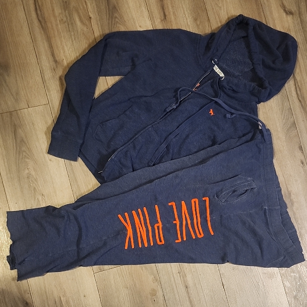 Victoria's Secret Pink Blue Jogging Set M/L